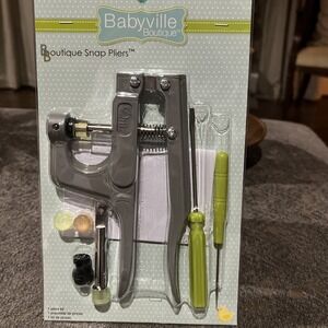 Snap Pliers Kit 35039 Babyville Boutique New Dritz / Brand New
